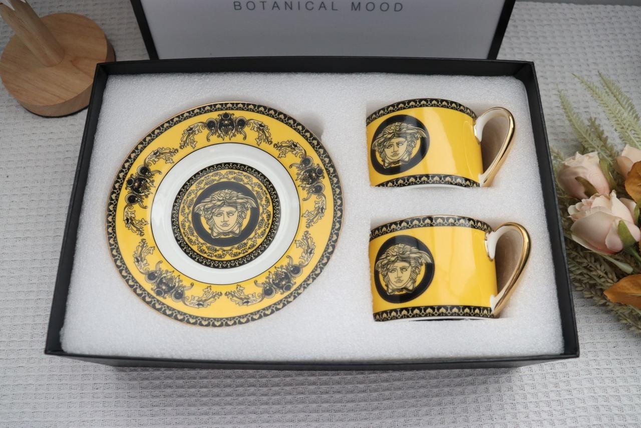 Versace Tea set of two cups many colors available - Image 8 of 12